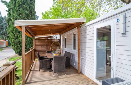 San Vincenzo House | Mobilehome with air conditioning, terrace and pool