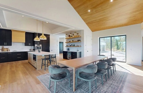 Granby House | Modern home with a hot tub, game room and fabulous deck space!