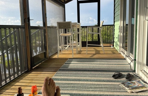 Port Pine Heights House | Monthly rental lap pool 40 ft dock wDavitz