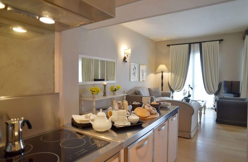 San Casciano dei Bagni Apartment | Nice apartment for 3 guests with pool, A/C, WIFI, TV, terrace, panoramic view and parking