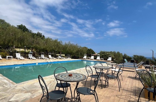 San Lorenzo al Mare House | Nice apartment in villa for 4 guests with pool, A/C, patio, pets allowed and panoramic view