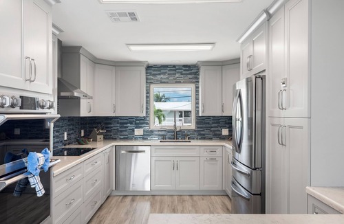 Cudjoe Key House | Open Water Views, NEW Pool, Elevator & Easy Boating from Modern Canal Home