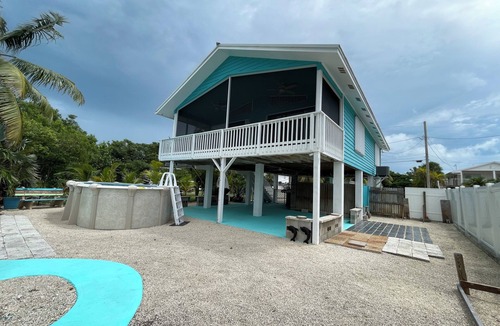 Port Pine Heights House | Palm Paradise-Charming 2 bedroom house with pool and canal access, Big Pine Key