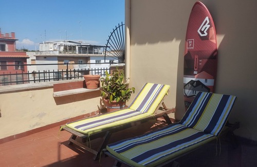 Anzio Apartment | Penthouse with two terraces, Anzio center, a few steps from the beach.