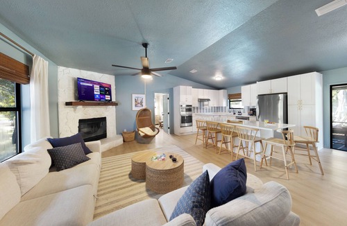St. Augustine House | Relax and Play - Heated Pool + Game Shed + Minutes to the Beach