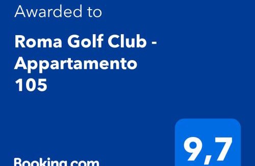 Rome Province Apartment | Roma Golf Club - Appartamento 105
