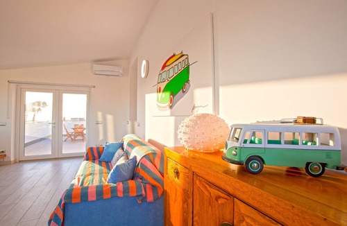 Lavinio Lido di Enea Apartment | Sea view penthouse for 2-4 people, large equipped terrace