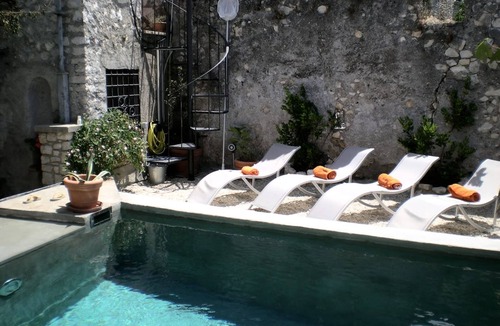 Sermoneta Villa | Sermoneta Historic Stone Village House With Pool in a Medieval Hill Town Close to Rome and Naples
