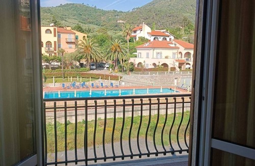 Pietra Ligure Apartment | Stella Marina: Three-Bedroom Apartment with Pool, 3 Balconies, and Free Parking
