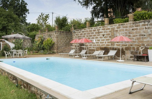 Corchiano House | Stunning private villa for 17 people with private pool, WIFI, TV, patio and pets allowed
