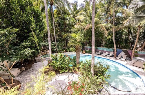 Big Coppitt Key House | Stylish Oceanfront Vacation Rental with Private Beach, Pool, and Hot Tub in Florida Keys