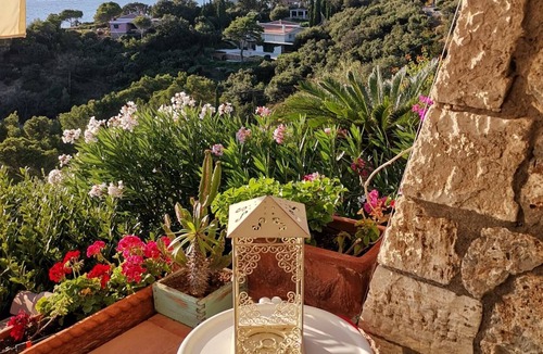Cala Piccola Apartment | Terrace on the island of Giglio