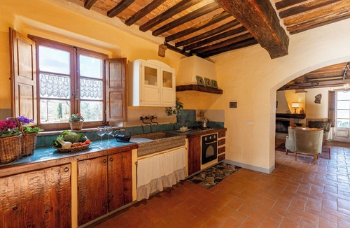 Vergelle House | Traditional Tuscan farmhouse with 360° view near Montalcino and Siena