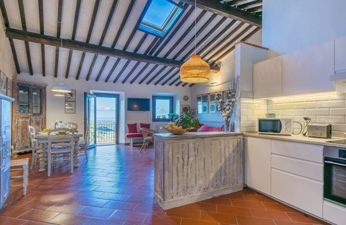 Casale Marittimo Apartment | Trilocale Casa nel Castello by Interhome