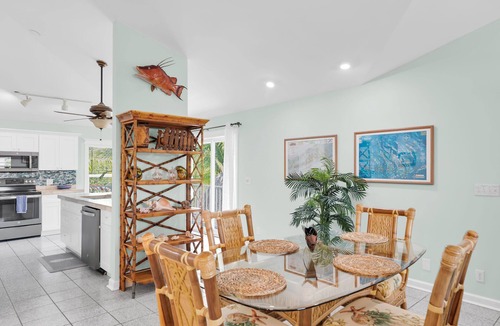 Sugarloaf Shores House | Tropical paradise on canal in Lower Keys-pool, tiki, firepit, dock, dog friendly