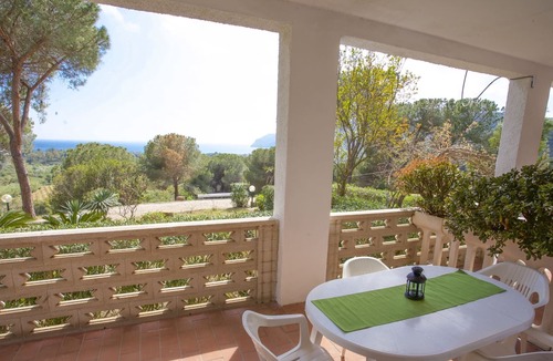 Lacona Apartment | Two-room 8 Residence Villa Conti with sea view terrace