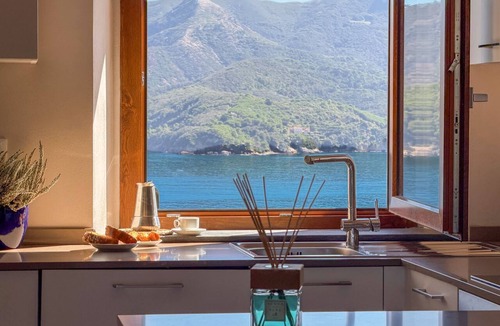 Portoferraio Old Town Apartment | Unique apartment is located on the second floor and consists of a living room with a kitchen corner,