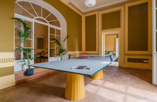 Historic Center Apartment | Unique Luxury Bologna Penthouse with Frescoes and Charm