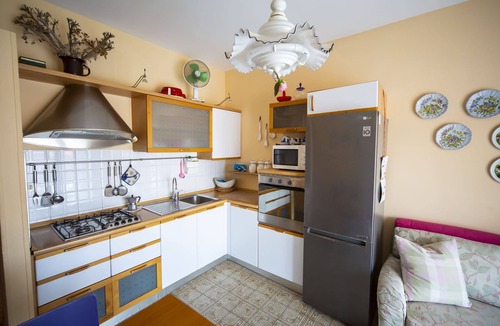 San Lorenzo al Mare Apartment | Very central three-room apartment with private parking and air conditioning