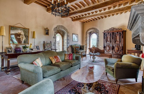 Monteluiano Villa | Villa 'Castello Di Magrano' with Private Pool, Private Terrace and Wi-Fi