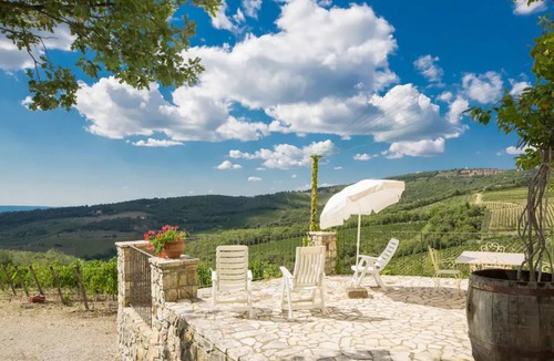Castellina in Chianti Villa | Villa "Cottage San Bartolomeo" with Mountain View, Pool & Wi-Fi