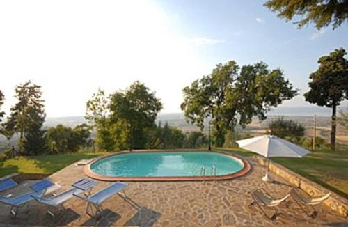 Paciano Villa | Villa Giara - Piscina vista Lago Trasimeno Umbria