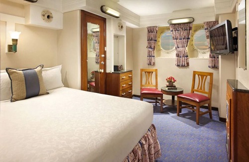 Harbor Hotel | Vintage Ocean Liner Room Perfect for Maritime History Enthusiasts