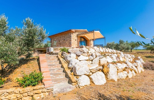 Riparbella House | Wonderful private villa with private pool, WIFI, A/C, patio, pets allowed and panoramic view