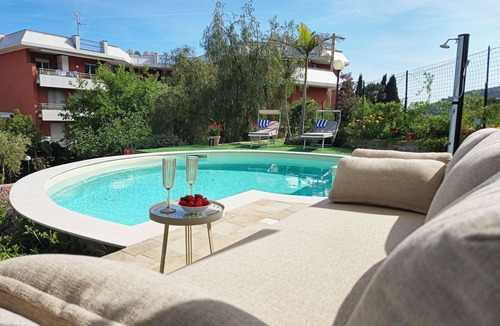 Sanremo Villa | Wonderful private villa for 6 guests with WIFI, private pool, A/C, TV and terrace