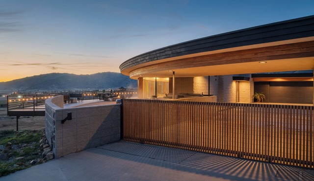 An A+ Architectural Wonder Perched Above Some of the Most Popular Local Wineries