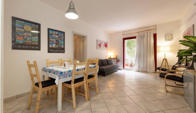 Apartment 'Casa Anna' with Shared Pool, Private Terrace, and Air Conditioning