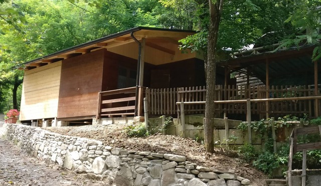 Caravan "Le Sorgenti - Chalet 42" with Mountain View & Private Garden