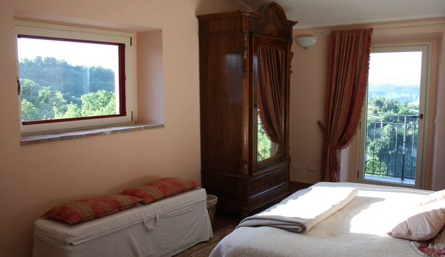 CASA AMOROSA is A HOUSE ON THREE FLOORS WITH A HABITABLE CELLAR AND TWO TERRACES.