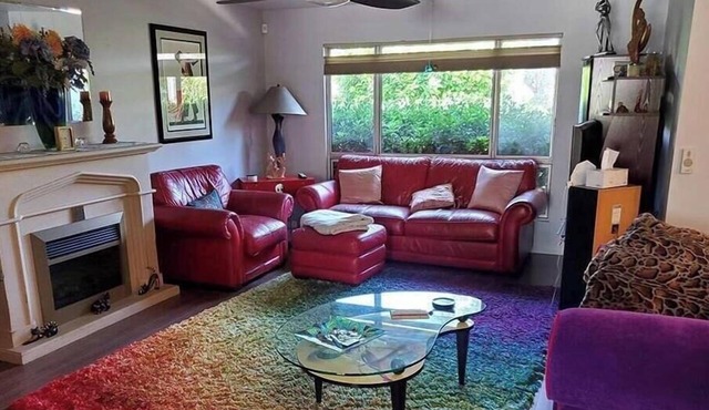 Colorful Warm Weather Jewel House 10,000 sq ft lot.