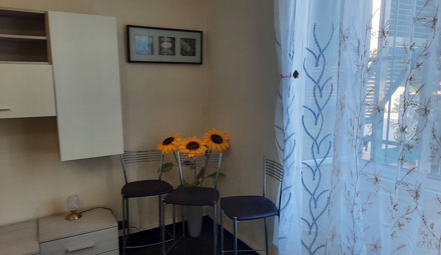 Comfortable one bedroom apartment with parking space in the center of Genoa