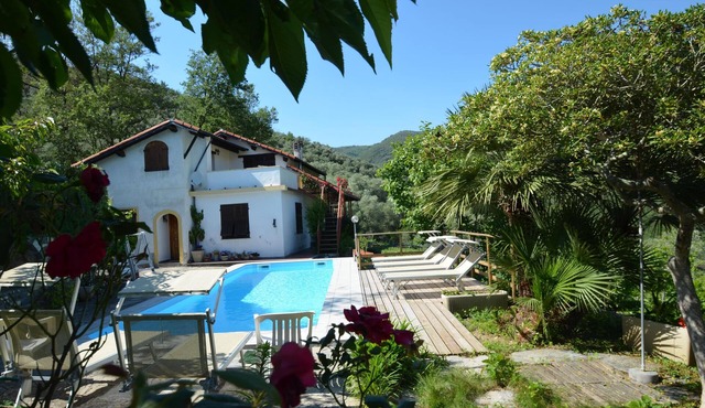 Cosy flat with large terrace, shared pool
