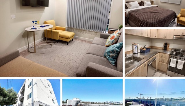 Cozy 1 Bedroom Suites in charming Los Angeles with AC, WiFi