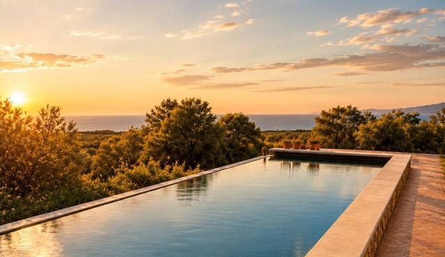 Exclusive Dependence with private pool and view of Tuscan archipelago