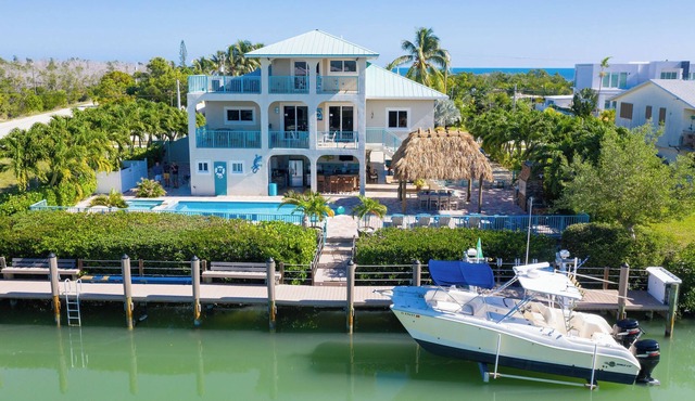 Florida Keys Villas Waterfront, Family Friendly, Sombrero Beach, Dock, Pool, Spa