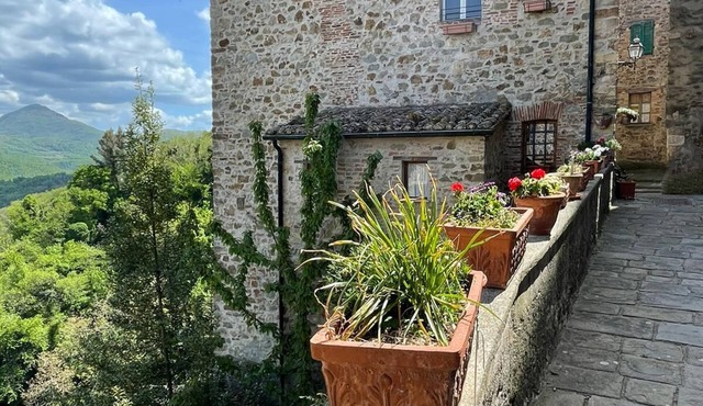 Gemütliches Haus im Historischen Ortskern mit Garten und Panoramablick