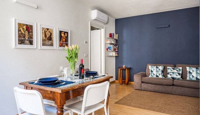 GuestHost - Apartment located on the second floor of a building with a lift.We are located in the historic center with a private garage for the exclusive use of guests.ATTENTION: We are located within the ZTL, to access it you must communicate the licens