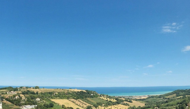 Hill and sea