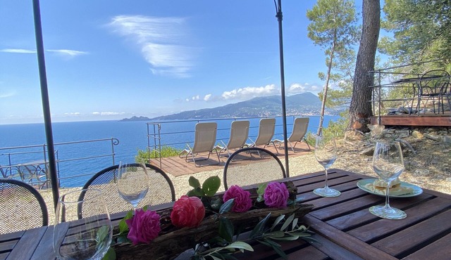 HOUSE IN THE PRESSES OF PORTOFINO, WONDERFUL VIEW,