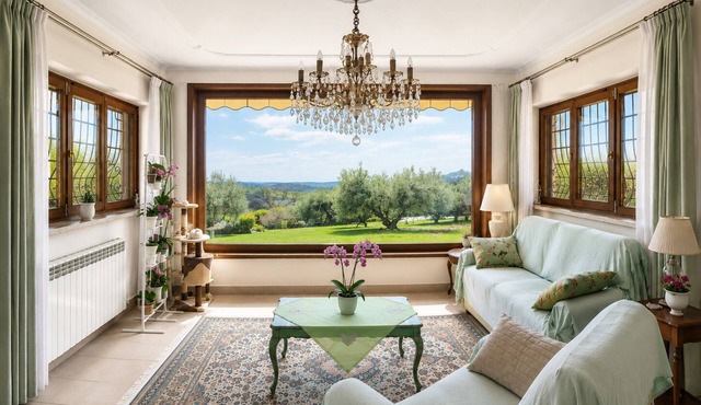 In a unique villa, very close to Rome for couples and families