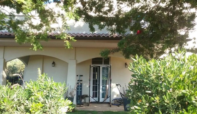 In private villa with 4000 square meters of greenery and swimming pool