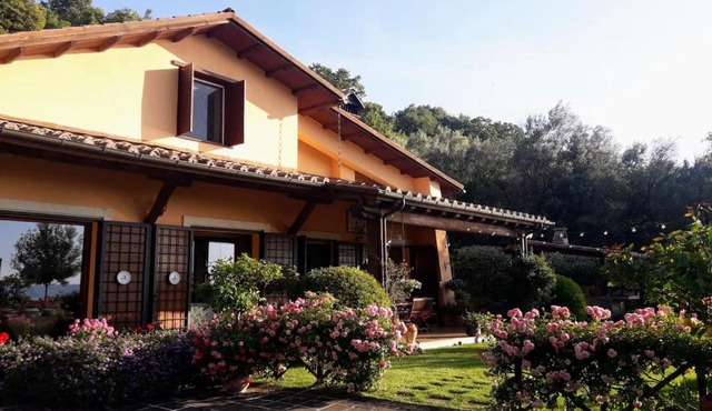 La Cerasa - vista Lago di Bracciano e giardino privato