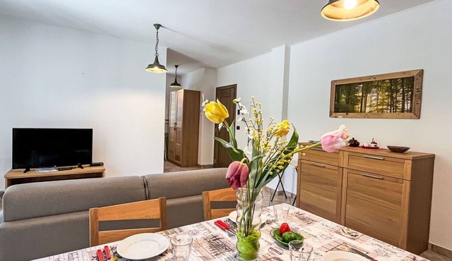 Lovely apartment for 4 guests with WIFI, TV, patio, pets allowed and panoramic view