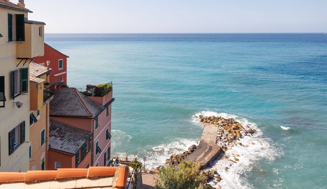 Lovely apartment for 6 guests with WIFI, A/C, TV, balcony and panoramic view, close to Portofino