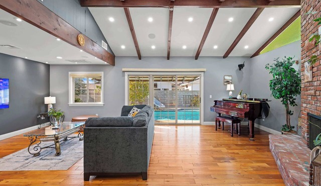 Luxury Estate With Sparkling Pool & Elegant Amenities