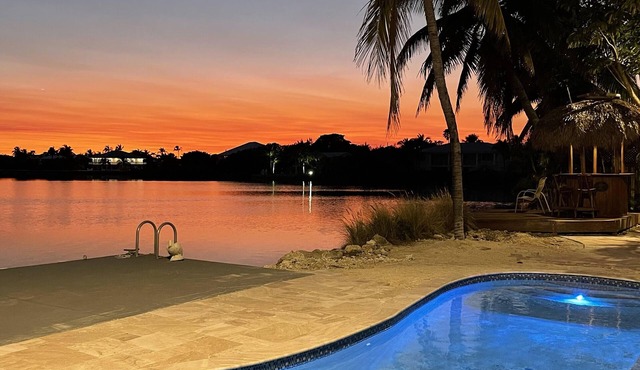 Open Water Views, Sunsets and 2 New Beautiful Pools Create Your Island Oasis